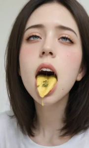 ゲロ吐いてる顔